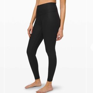 Lululemon Align II 25” leggings. Diverge Emboss.